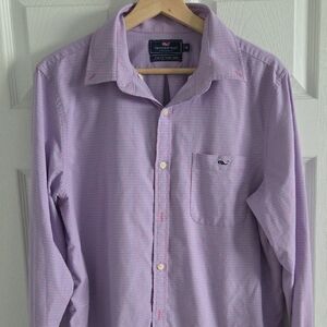 Vineyard Vines Men's Purple Shirt